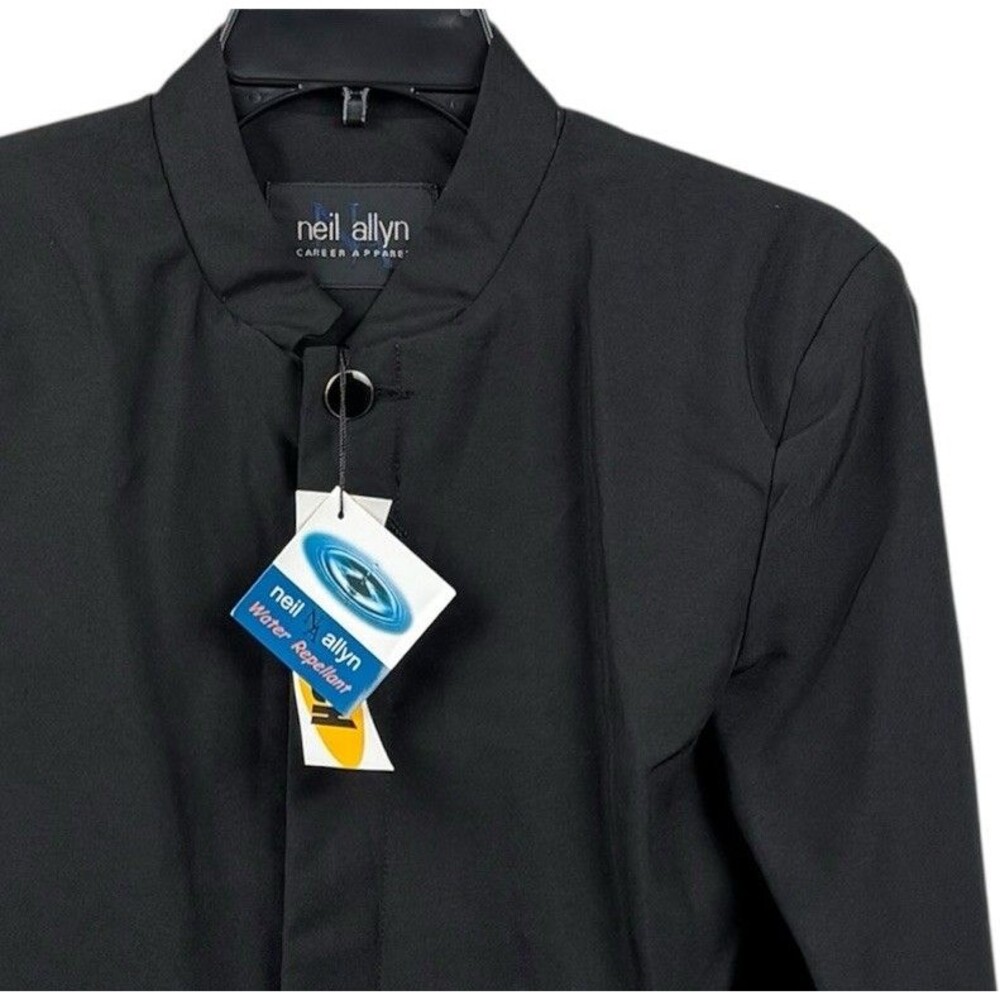 Neil Allyn Busser Jacket Men’s XS Black Comfort Poly 3004C-01 — 34-36” Chest